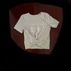 Lululemon Tie-Front Crop Shirt